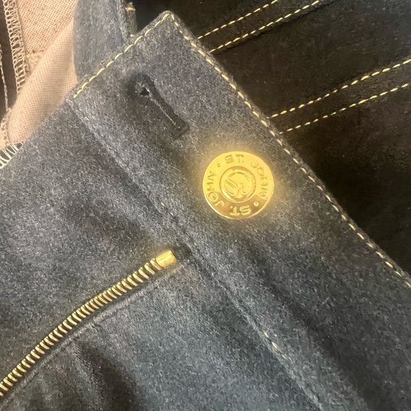 Vintage St. Johns sport gray long sleeve jacket medium pants size 12 military - Picture 8 of 16